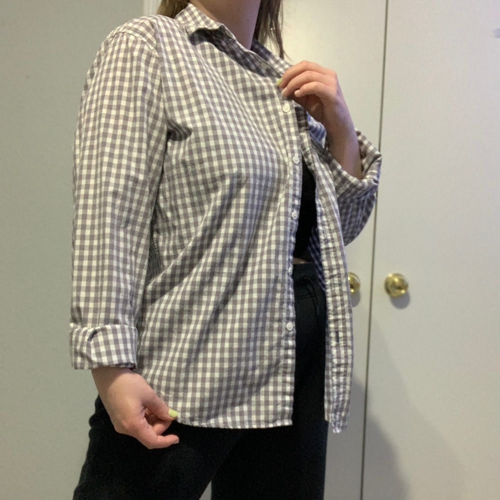 BHPC Plaid Button Down Long Sleeve Shirt